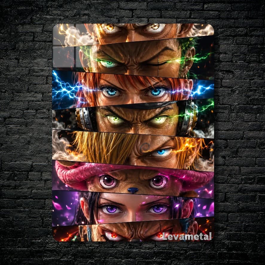 متال پوستر انیمه وان پیس One piece با کد E-586