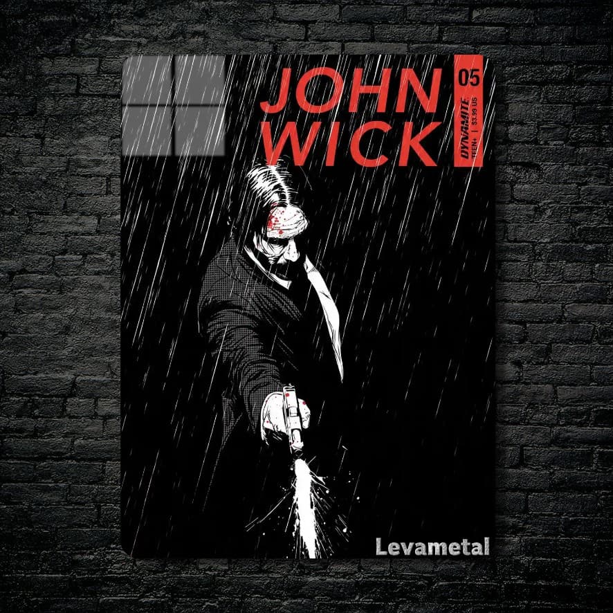 متال پوستر جان ویک jhon wick با کد E-569