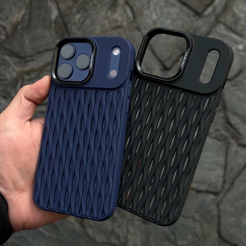 قاب سیلیکن Mesh Silicone کد loop مناسب برای گوشی موبایل آیفون Apple iPhone 12 Pro Max / 13 / 13 Pro / 13 Pro Max / 14 / 14 Pro Max / 15 Pro Max / 16 / 16 Pro / 16 Pro Max — تصویر ۵