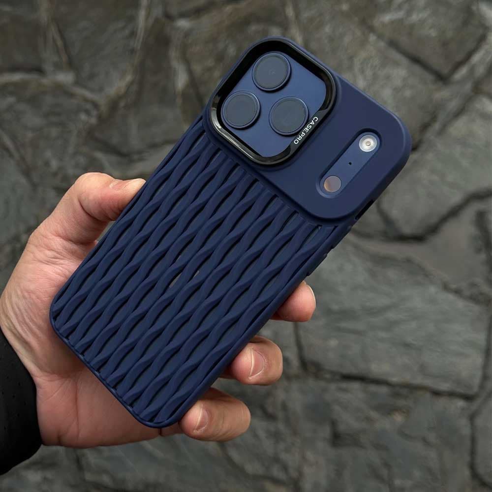 قاب سیلیکن Mesh Silicone کد loop مناسب برای گوشی موبایل آیفون Apple iPhone 12 Pro Max / 13 / 13 Pro / 13 Pro Max / 14 / 14 Pro Max / 15 Pro Max / 16 / 16 Pro / 16 Pro Max — تصویر ۳