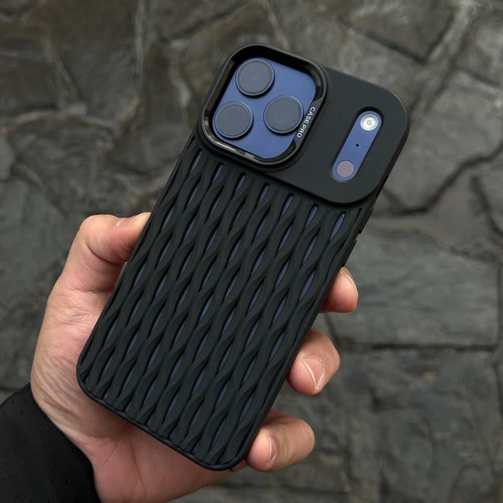 قاب سیلیکن Mesh Silicone کد loop مناسب برای گوشی موبایل آیفون Apple iPhone 12 Pro Max / 13 / 13 Pro / 13 Pro Max / 14 / 14 Pro Max / 15 Pro Max / 16 / 16 Pro / 16 Pro Max — تصویر ۴