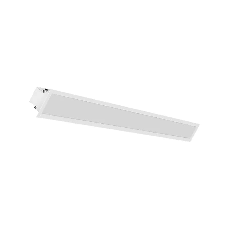 چراغ خطی توکار لاینیوم بدنه سفید عرض 5/5 سانت طول 120 سانت 48 وات EDC