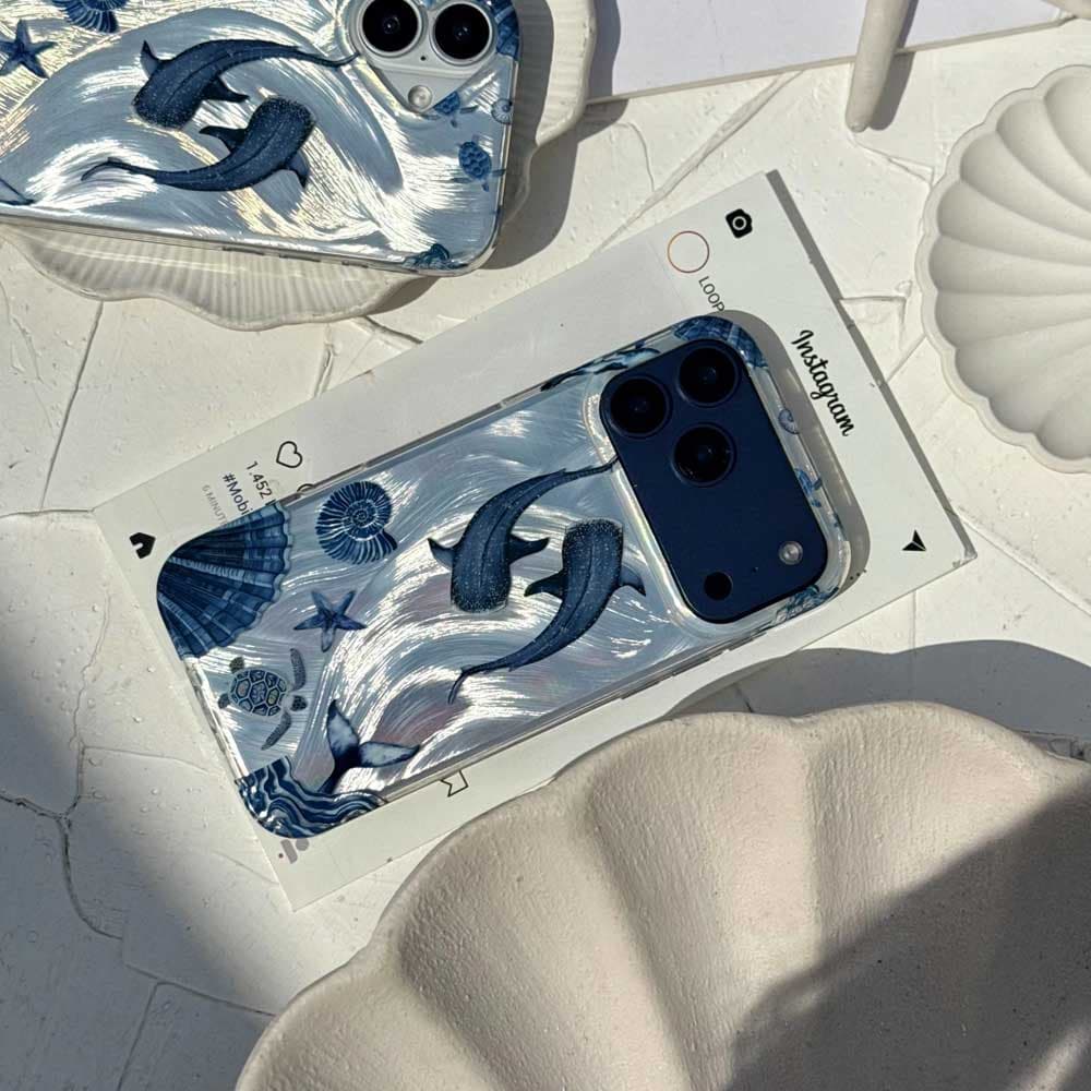 قاب وال لاو Imd Whale Love کد loop مناسب برای گوشی موبایل آیفون Apple iPhone 13 / 13 Pro Max / 14 / 14 Pro Max / 15 Pro Max / 16 / 16 Pro / 16 Pro Max / 17 / 17 Pro / 17 Pro Max / 18 Pro / 18 Pro Max — تصویر ۳