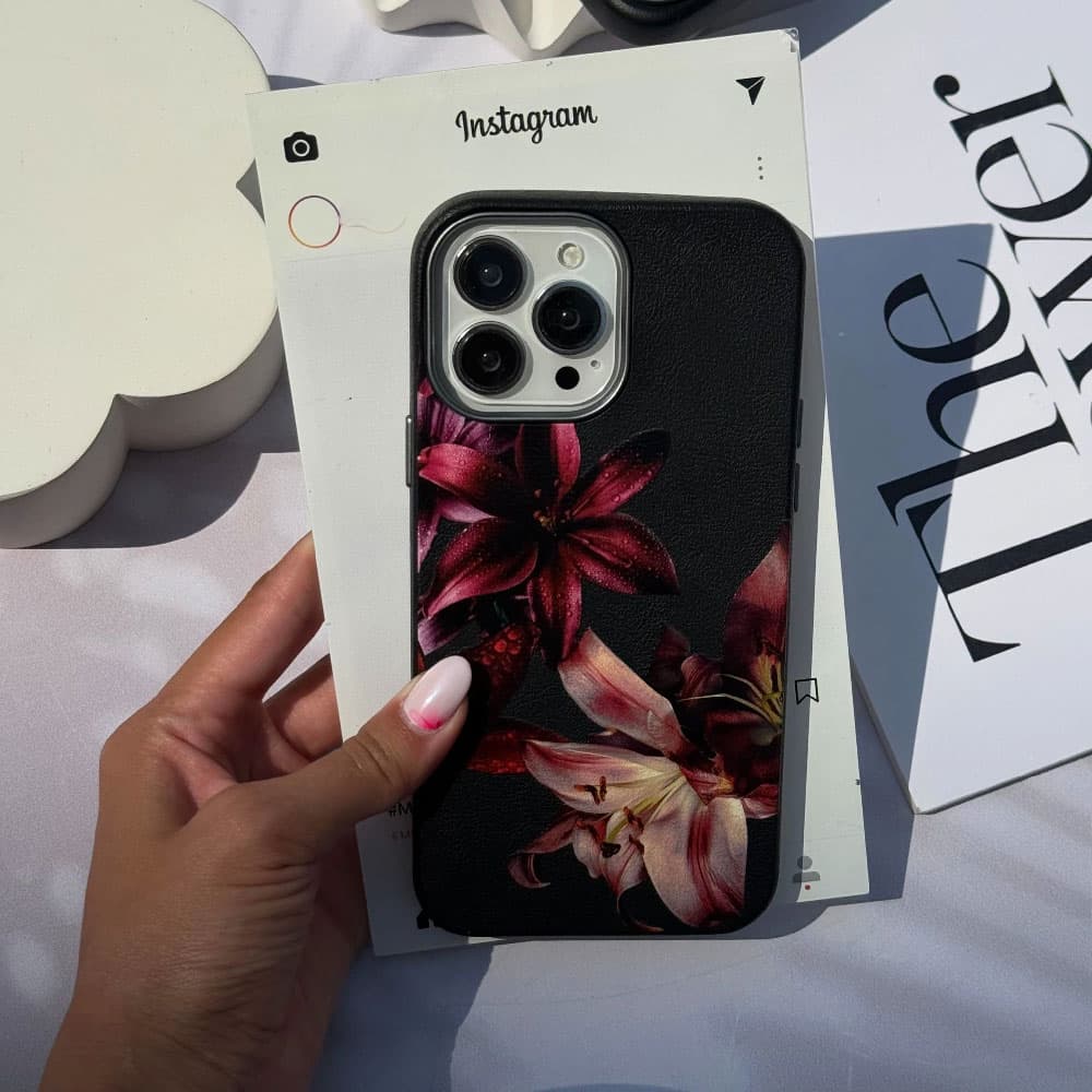 قاب لیلیوم ماپیرا چری Masa Lilium Dark Red Mapira cherry کد loop مناسب برای گوشی موبایل آیفون Apple iPhone 12 / 12 Pro / 12 Pro Max / 13 / 13 Pro / 13 Pro Max / 14 / 14 Pro Max / 15 Pro Max / 16 / 16 — تصویر ۵