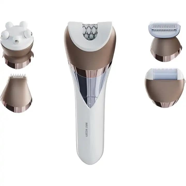 دستگاه اپیلاتور شارژی 5 کاره گرین لاین EPILATOR KIT — تصویر ۲