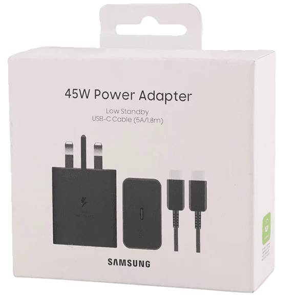 شارژر 45 وات اورجینال سامسونگ با کابل 1.8 متری | Samsung 45w Adapter with 1.8m Type-C cable