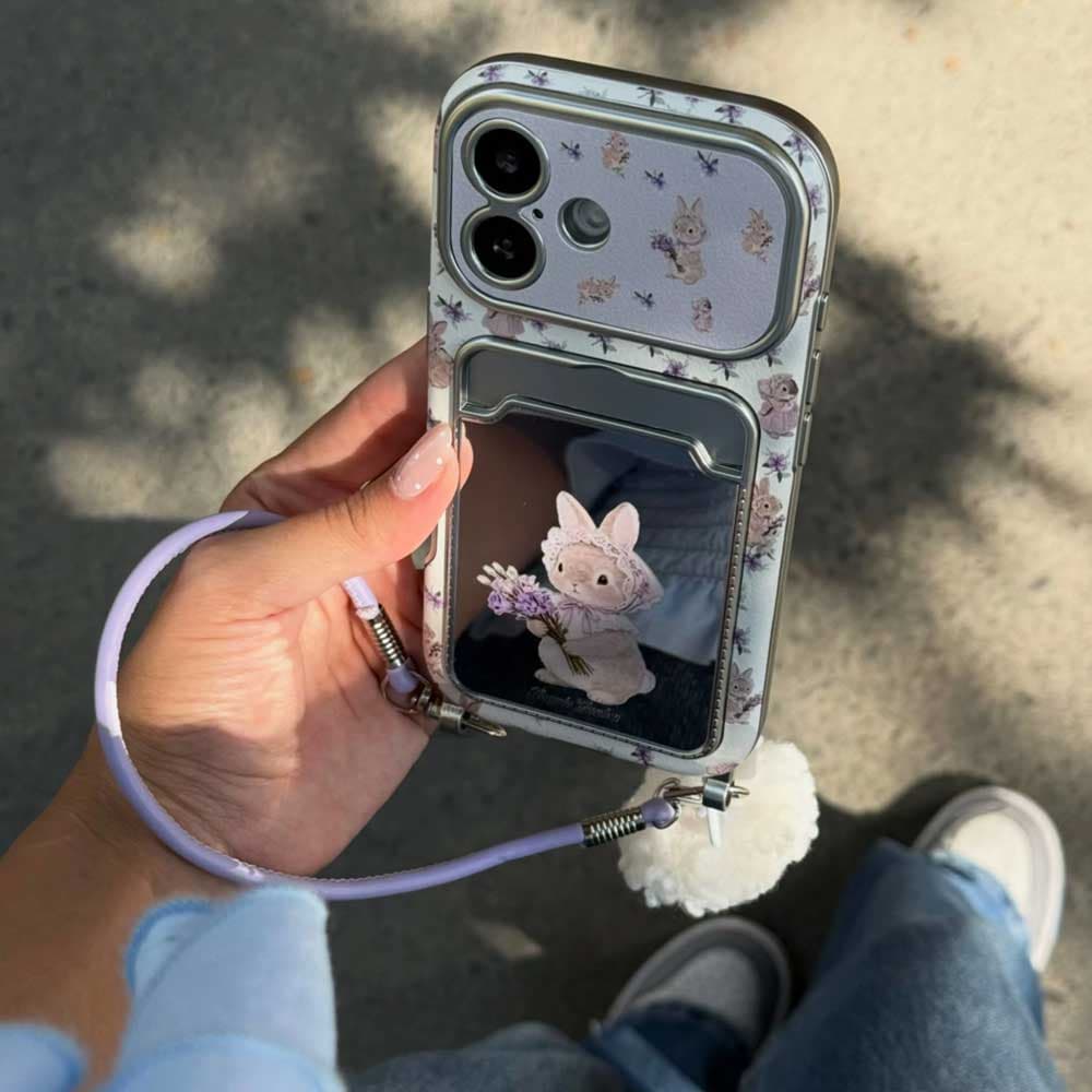 قاب کلاسیکارد خرگوشی گلدار یاسی Classicard Rabbit Floral Lilac کد loop مناسب برای گوشی موبایل آیفون Apple iPhone 13 / 13 Pro / 13 Pro Max / 14 / 14 Pro Max / 15 Pro Max / 16 / 16 Pro / 16 Pro Max / 17 — تصویر ۳