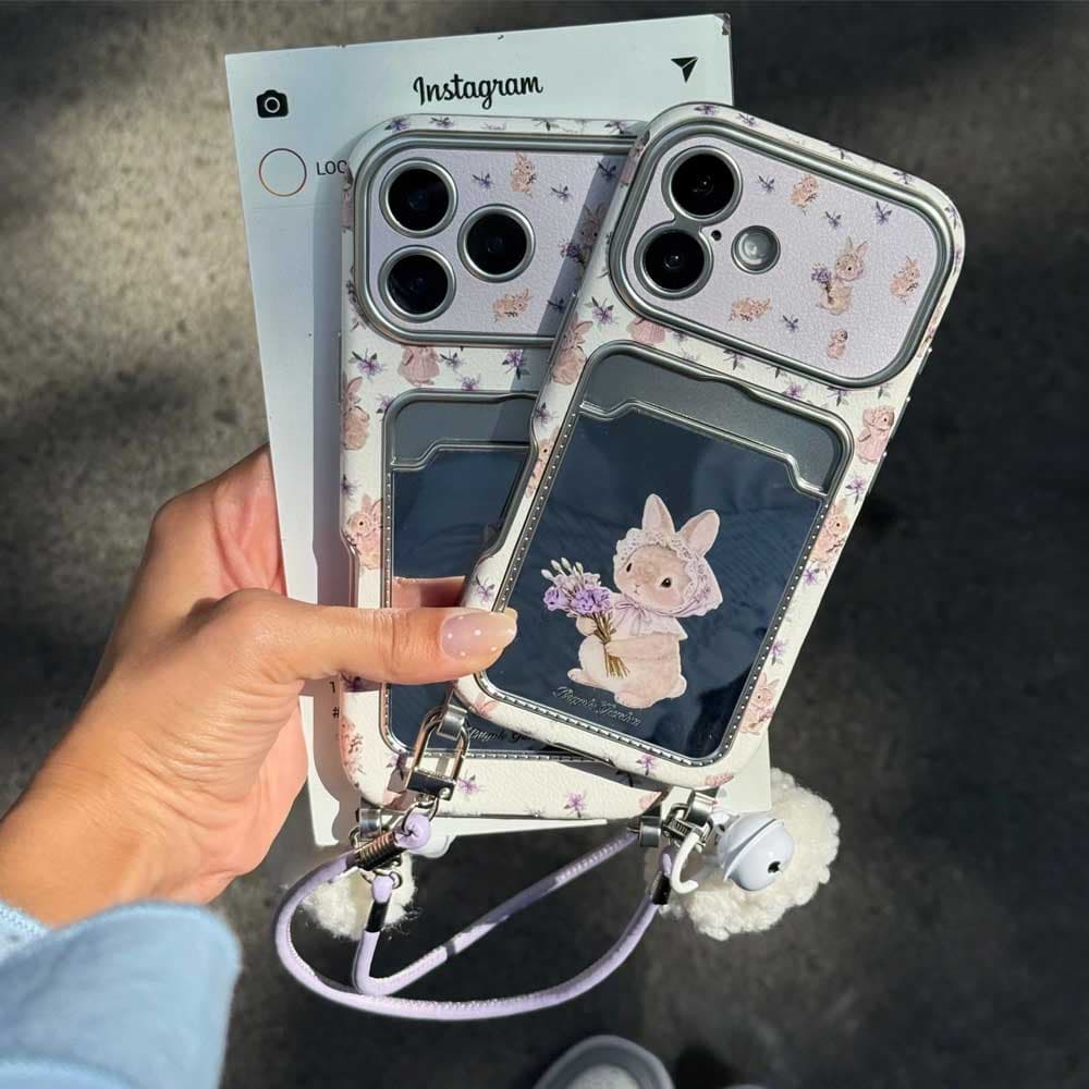 قاب کلاسیکارد خرگوشی گلدار یاسی Classicard Rabbit Floral Lilac کد loop مناسب برای گوشی موبایل آیفون Apple iPhone 13 / 13 Pro / 13 Pro Max / 14 / 14 Pro Max / 15 Pro Max / 16 / 16 Pro / 16 Pro Max / 17 — تصویر ۴