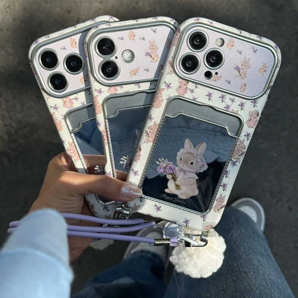 قاب کلاسیکارد خرگوشی گلدار یاسی Classicard Rabbit Floral Lilac کد loop مناسب برای گوشی موبایل آیفون Apple iPhone 13 / 13 Pro / 13 Pro Max / 14 / 14 Pro Max / 15 Pro Max / 16 / 16 Pro / 16 Pro Max / 17 — تصویر ۵