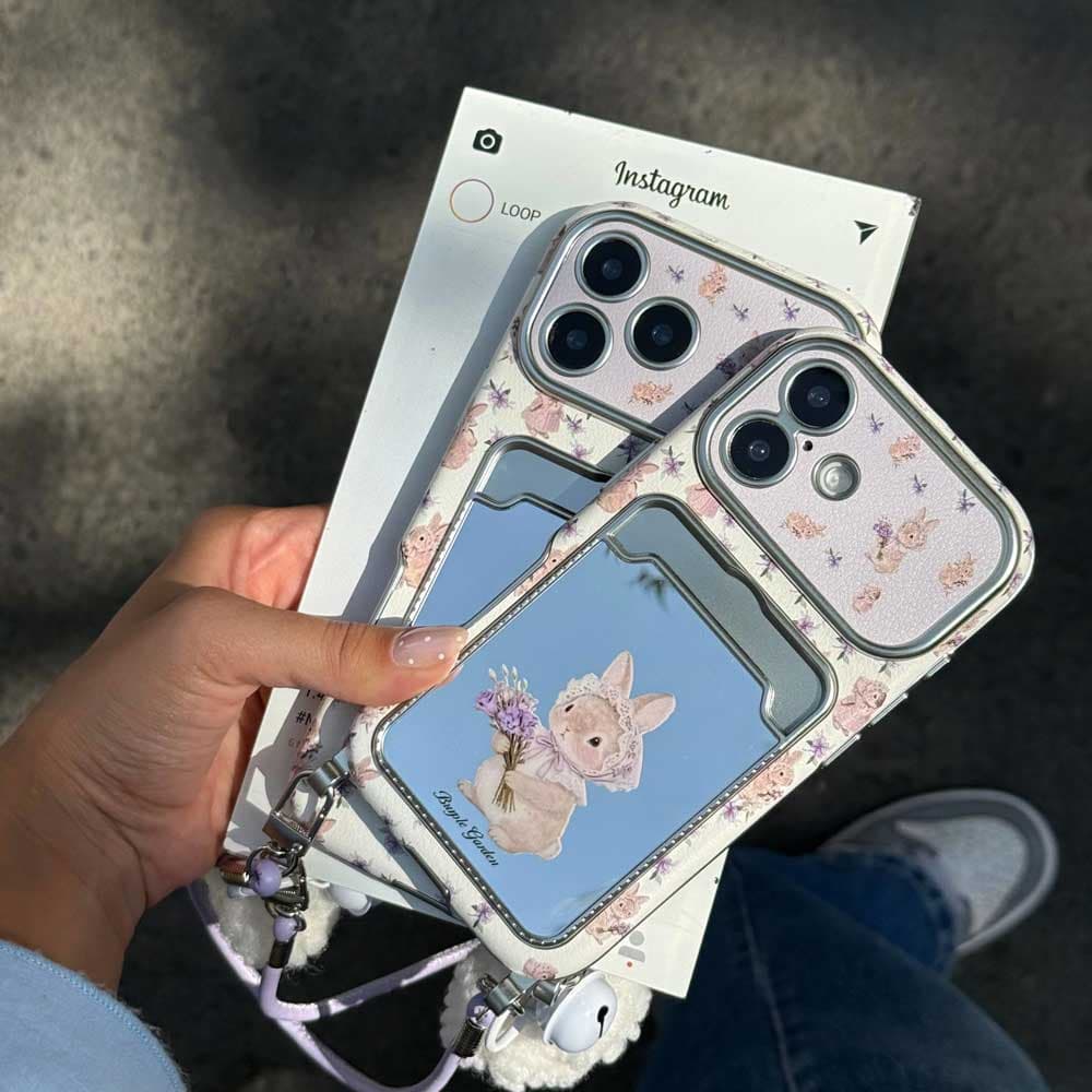 قاب کلاسیکارد خرگوشی گلدار یاسی Classicard Rabbit Floral Lilac کد loop مناسب برای گوشی موبایل آیفون Apple iPhone 13 / 13 Pro / 13 Pro Max / 14 / 14 Pro Max / 15 Pro Max / 16 / 16 Pro / 16 Pro Max / 17