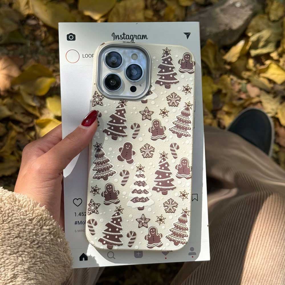 قاب ماسا کیس کریسمس قهوه‌ای Masa Christmas Brown کد loop مناسب برای گوشی موبایل آیفون Apple iPhone 11 / 11 Pro / 11 Pro Max / 12 / 12 Pro / 12 Pro Max / 13 / 13 Pro / 13 Pro Max / 14 / 15 Pro Max / 16