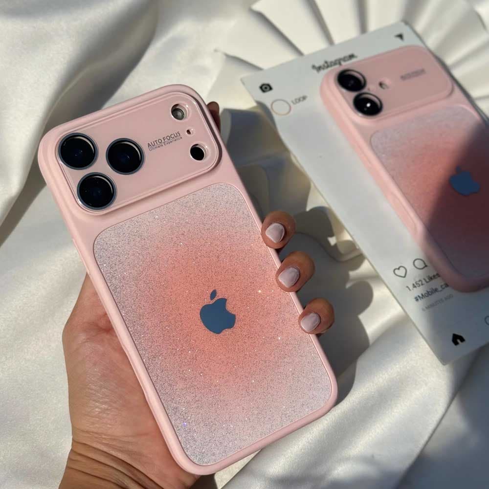 قاب لنز اکلیلی فید پینکی به همراه لوگو Lens Glitter Fade کد loop مناسب برای گوشی موبایل آیفون Apple iPhone 13 / 13 Pro / 13 Pro Max / 14 Pro Max / 15 Pro Max / 16 / 16 Pro / 16 Pro Max / 17 / 17 Pro / — تصویر ۷