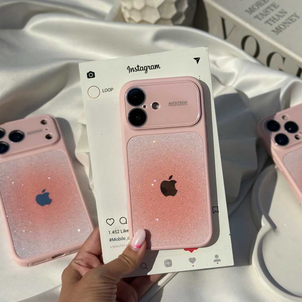 قاب لنز اکلیلی فید پینکی به همراه لوگو Lens Glitter Fade کد loop مناسب برای گوشی موبایل آیفون Apple iPhone 13 / 13 Pro / 13 Pro Max / 14 Pro Max / 15 Pro Max / 16 / 16 Pro / 16 Pro Max / 17 / 17 Pro / — تصویر ۶