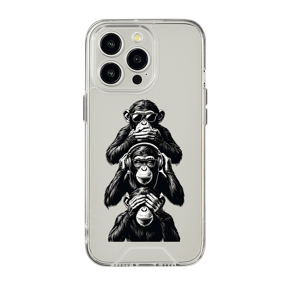 قاب شفاف چاپی طرح میمون با ادب کد T0056 مناسب برای گوشی موبایل اپل آیفون Apple iPhone 7 / 8 / SE 2020 / 7 Plus / 8 Plus / X / XS / XR / XS Max / 11 / 11 Pro / 11 Pro Max / 12 / 12 Pro / 12 Pro Max / 1