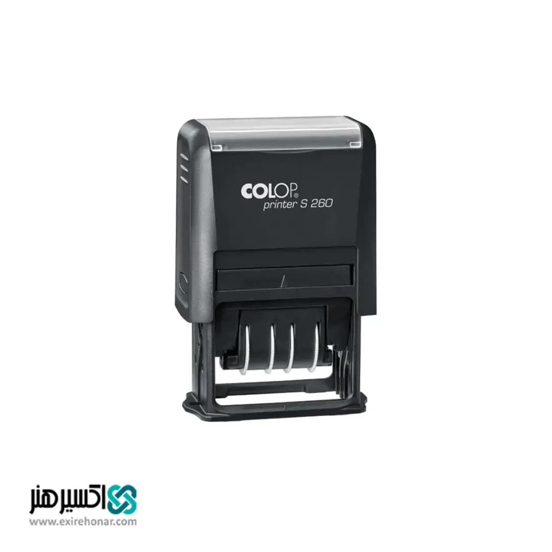 مهر ژلاتینی تاریخ دار فارسی Colop Dater S260N