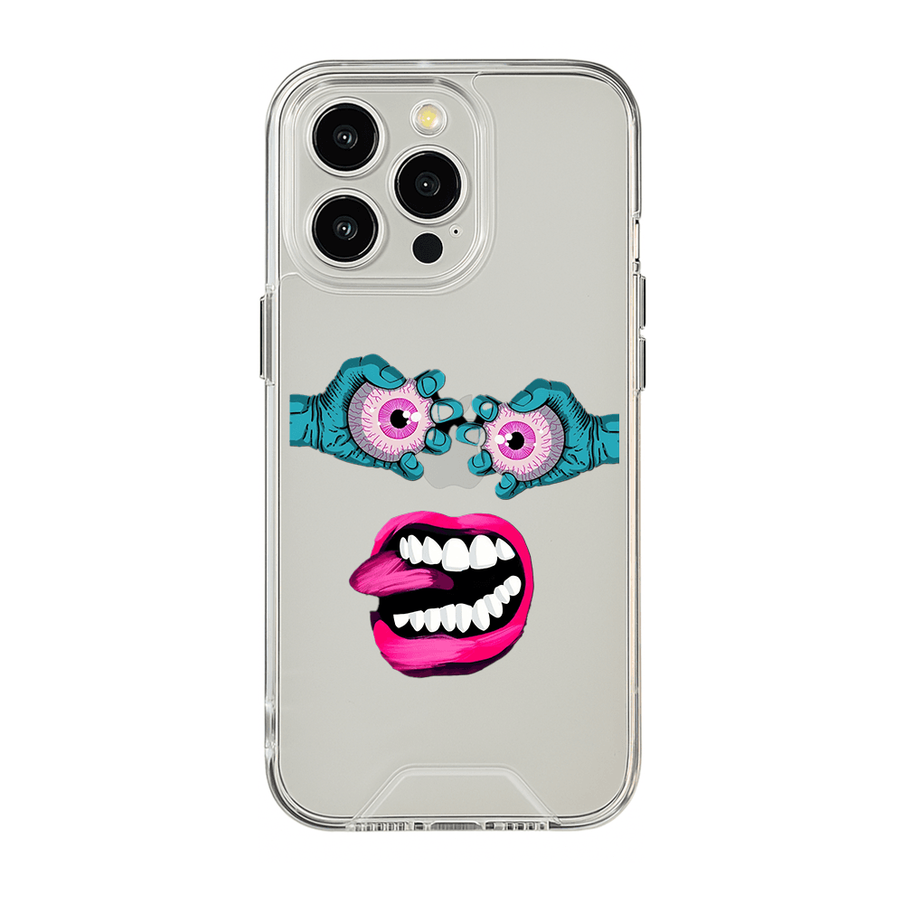قاب شفاف چاپی طرح Crazy کد T0050 مناسب برای گوشی موبایل اپل آیفون Apple iPhone 7 / 8 / SE 2020 / 7 Plus / 8 Plus / X / XS / XR / XS Max / 11 / 11 Pro / 11 Pro Max / 12 / 12 Pro / 12 Pro Max / 13 / 13