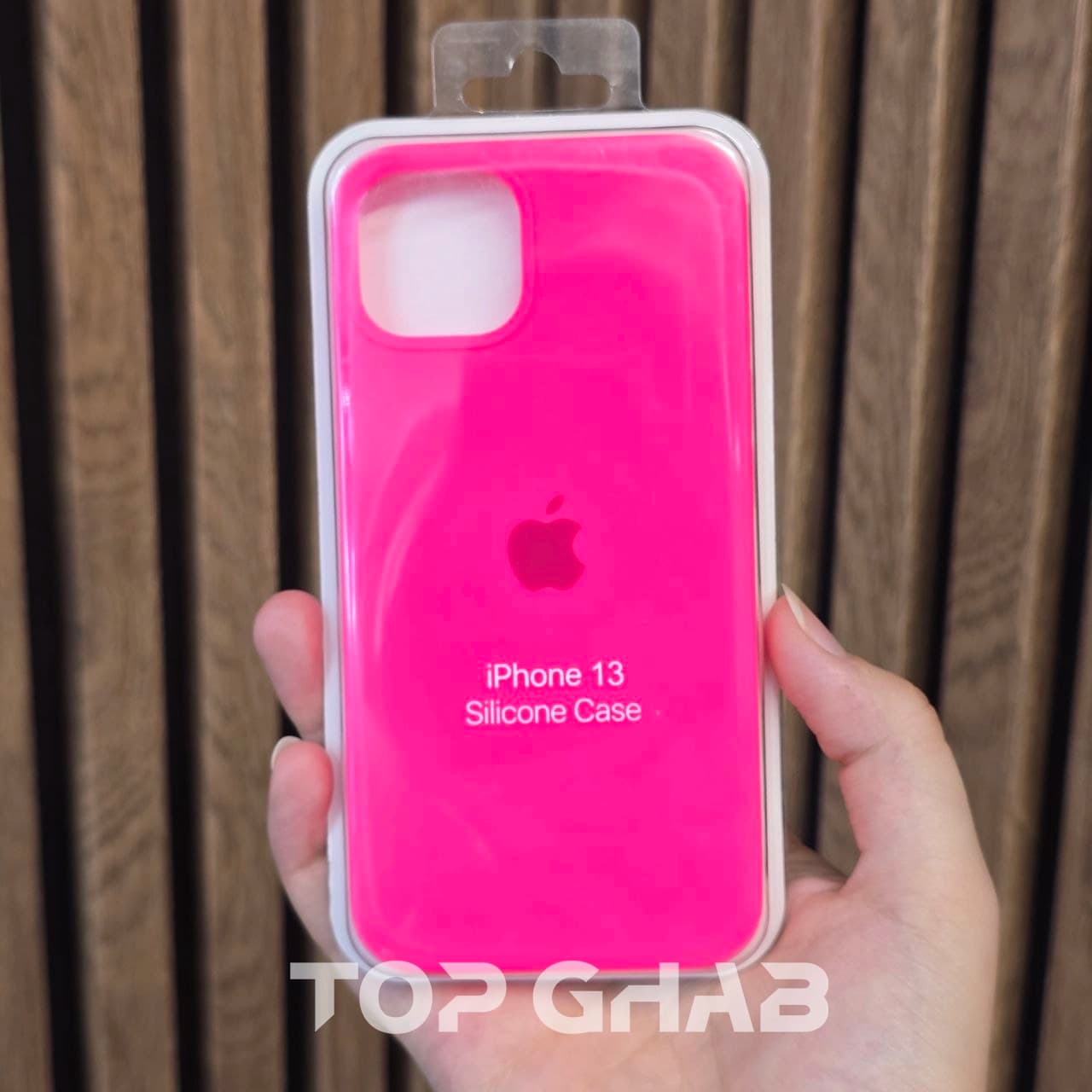 قاب سیلیکونی سرخابی آیفون سری 13 | کاور سیلیکونی Apple iPhone 13