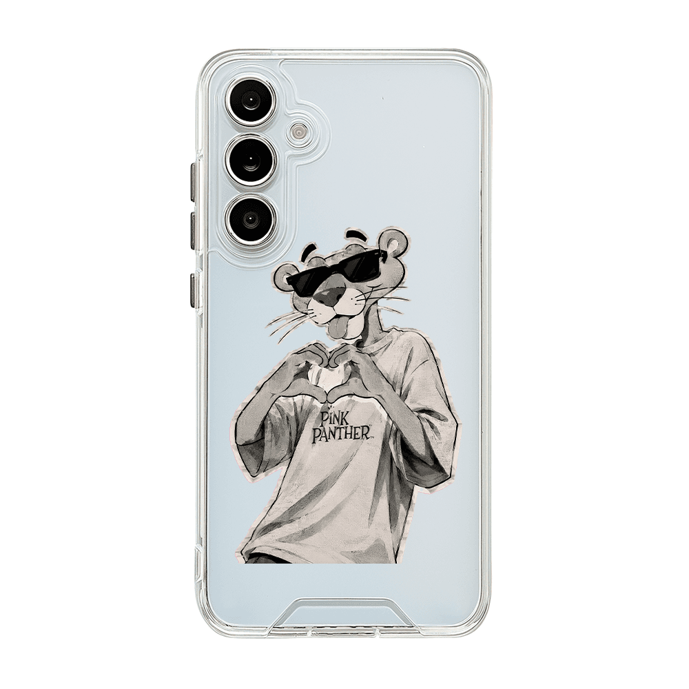 قاب شفاف چاپی طرح پلنگ صورتی کد T0046 مناسب برای گوشی موبایل سامسونگ گلکسی Samsung Galaxy A02S/A03/A03S/A03 Core/A04/A04S/A05/A05S/A06/A07/A10/A10S/A11/A12/A13/A14/A15/A16/A17/A20/A20S/A21S/A22 4G/A22