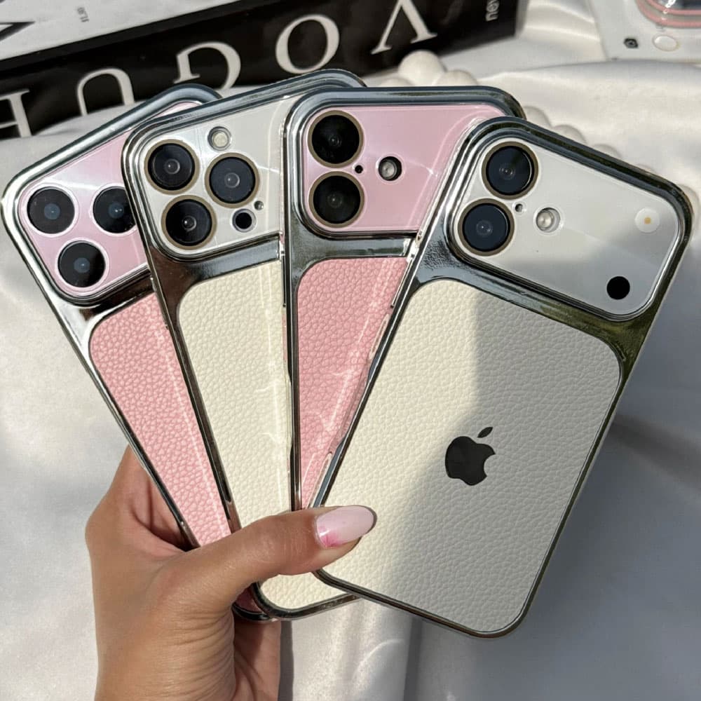 قاب الکترو چرمی لنز ۱۷ به همراه لوگو کد loop مناسب برای گوشی موبایل آیفون Apple iPhone 13 / 13 Pro / 13 Pro Max / 14 Pro Max / 15 Pro Max / 16 / 16 Pro / 16 Pro Max / 17 / 17 Pro / 17 Pro Max