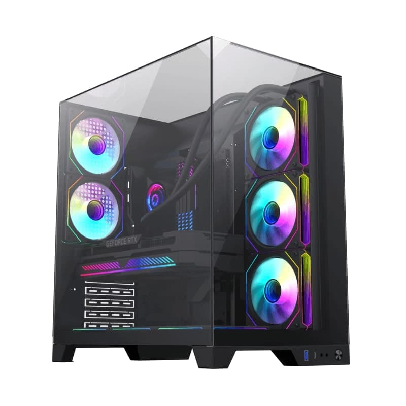 قاب کیس کامپیوتر گیمینگ گیم مکس مدل GameMax Infinity Plus مشکی