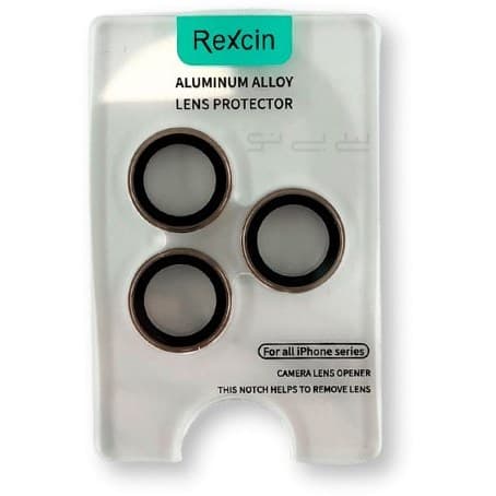 محافظ لنز دوربین برند Rexin مناسب برای گوشی موبایل اپل iPhone 16 Pro / Pro Max — تصویر ۳