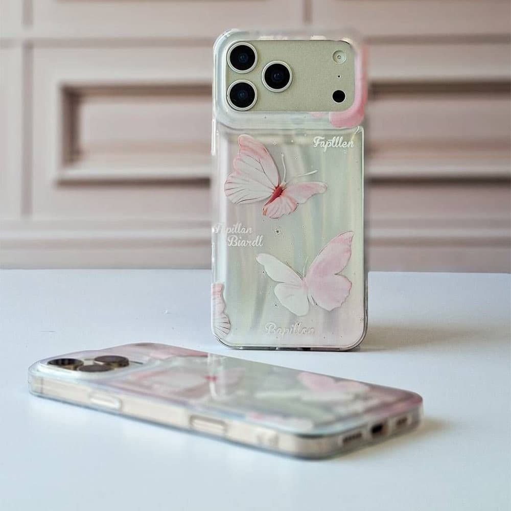 قاب IMD پروانه صورتی کد LX مناسب برای گوشی موبایل شیائومی ردمی Xiaomi Redmi Note 13 4G / Note 13 Pro 4G / Note 14 4G / Note 14 Pro 4G / Note 15 4G / Note 15 Pro 4G (کپی)