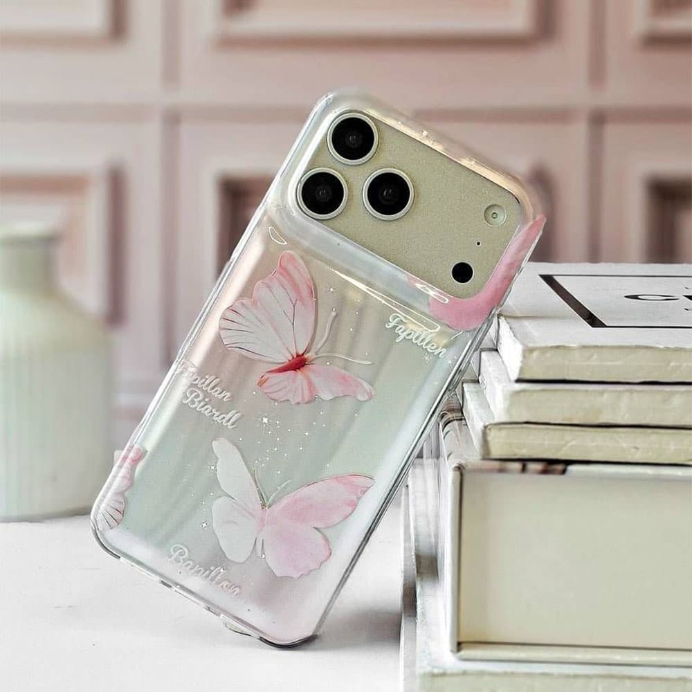 قاب IMD پروانه صورتی کد LX مناسب برای گوشی موبایل سامسونگ گلکسی Samsung Galaxy A07 / A16 / A17 / A54 / A55 / A56 / S21 FE / S23 FE / S24 FE / S25 FE / S23 Ultra / S24 Ultra / S25 Ultra