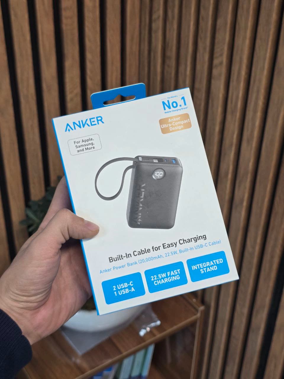 پاوربانک انکر Anker Power Bank 20,000mAh 22.5W — تصویر ۲