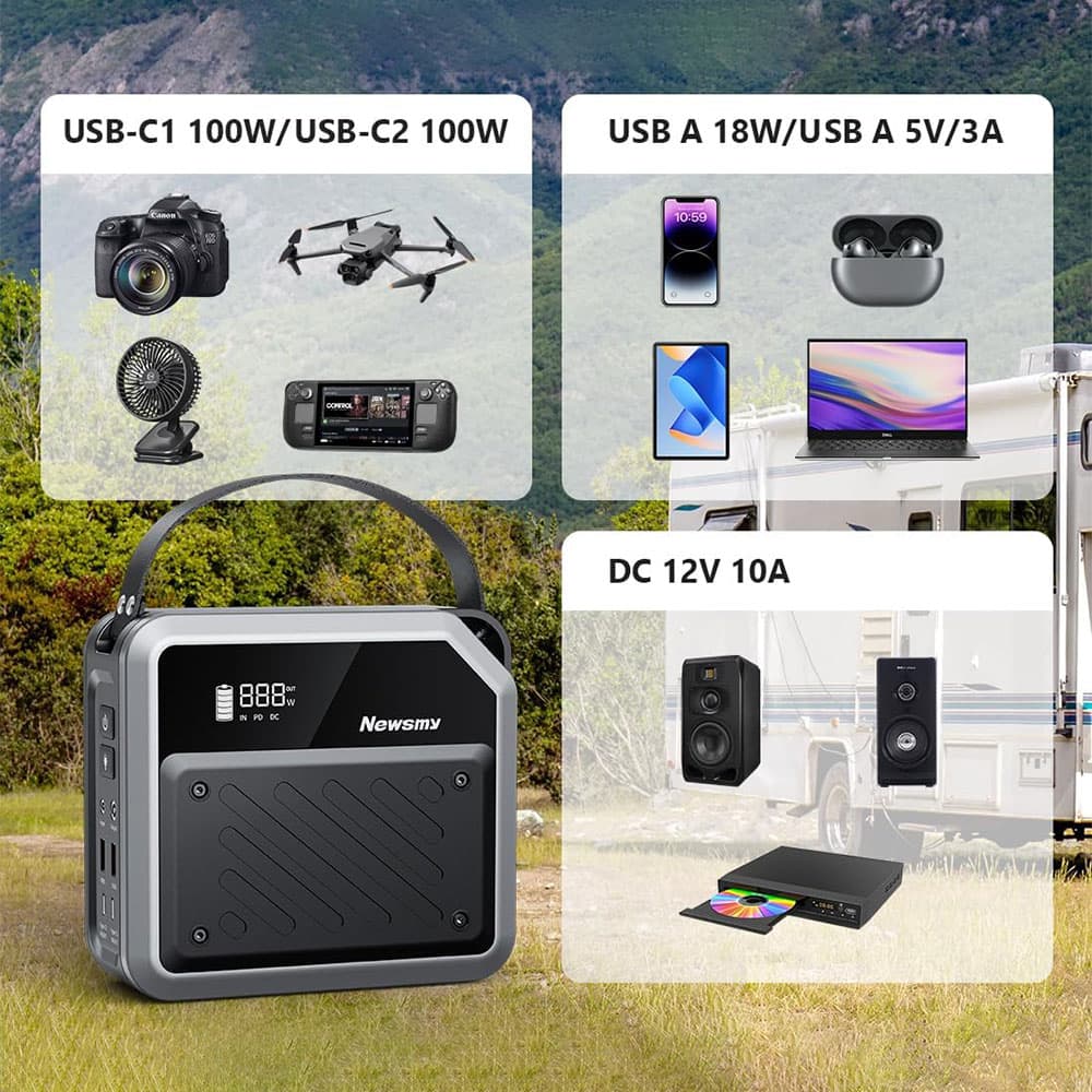 پاور استیشن 72000 میلی آمپر Newsmy مدل P72 — تصویر ۶