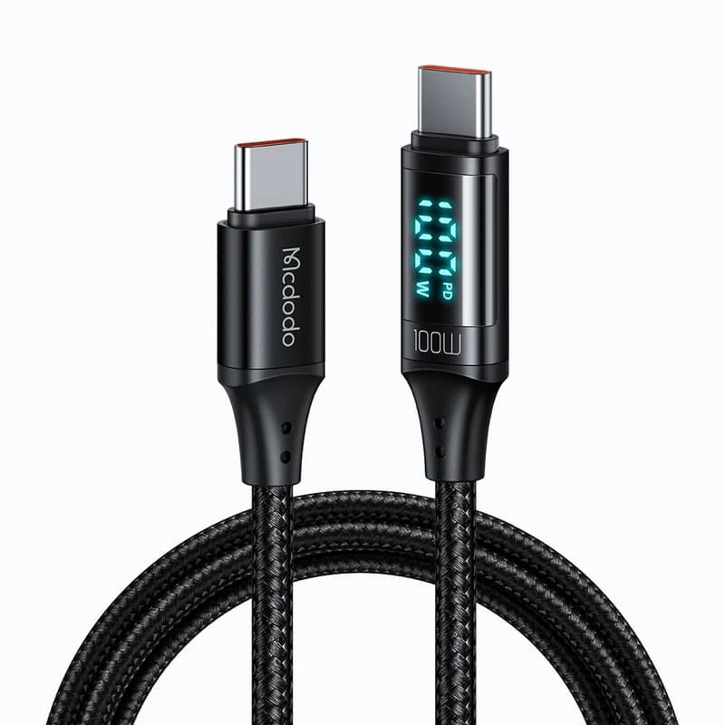 کابل مبدل USB-C به USB-C مک دودو مدل CA-110 طول 1.2 متر