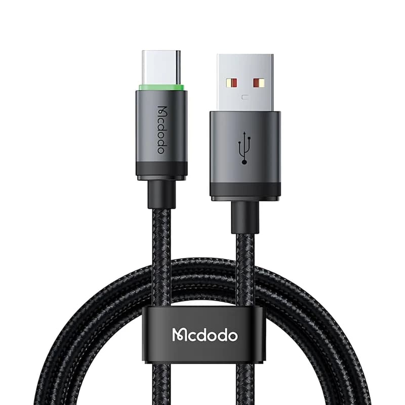 کابل مبدل USB-A به USB-C مک دودو مدل MCCA396 LED Version طول 1 متر