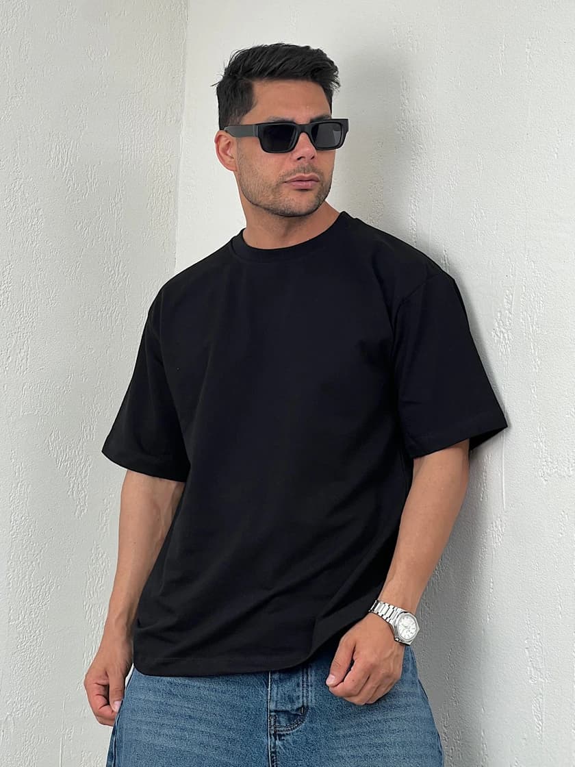 تیشرت مردانه ساده پنبه سوپر