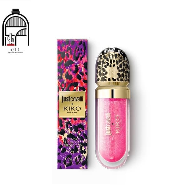 لیپ گلاس کیکو ایتالیا ابرسان سه بعدی سری لیمیتد ادیشن جاست کاوالی Kiko Just Cavalli