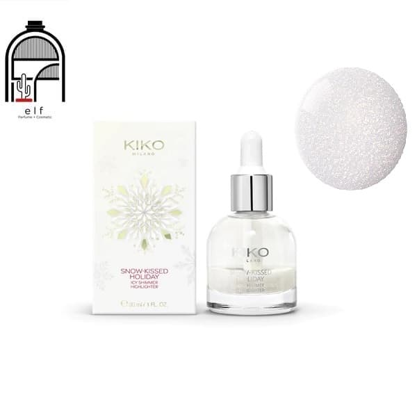 هایلایتر کیکو میلانو مدل Snow Kissed Holiday | درخشش یخی و کریستالی (Icy Shimmer) — تصویر ۲