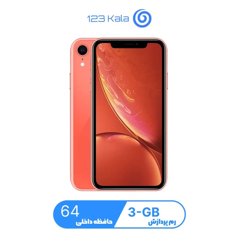 گوشی موبایل کارکرده اپل مدل iPhone XR پارت نامبر ZAA دو سیم کارت ظرفیت 64 گیگابایت