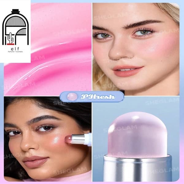 رژگونه استیکی شیگلم مدل کره ای Buttery Bliss Blush Stick PHresh تغییر رنگ با PH پوست — تصویر ۳