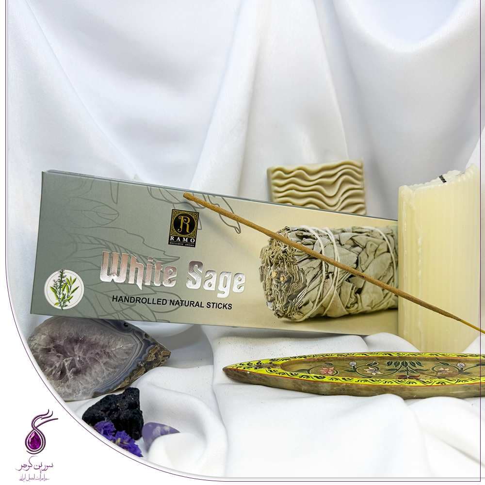 عود دست ساز مریم گلی رامو Ramo White Sage