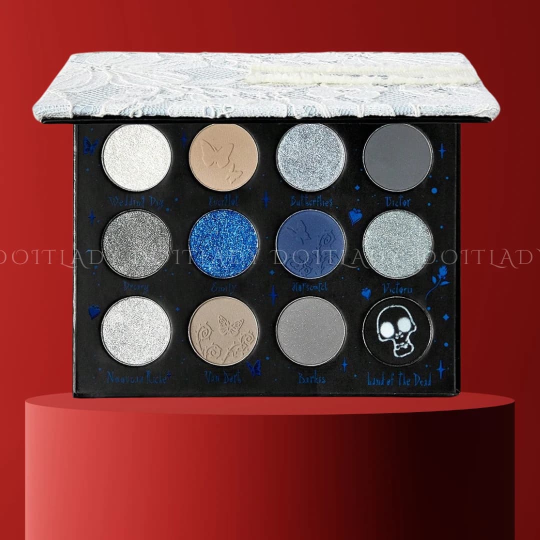 پالت سایه چشم ۱۲ رنگ Moonlight شیگلم (کالکشن عروس مردگان)