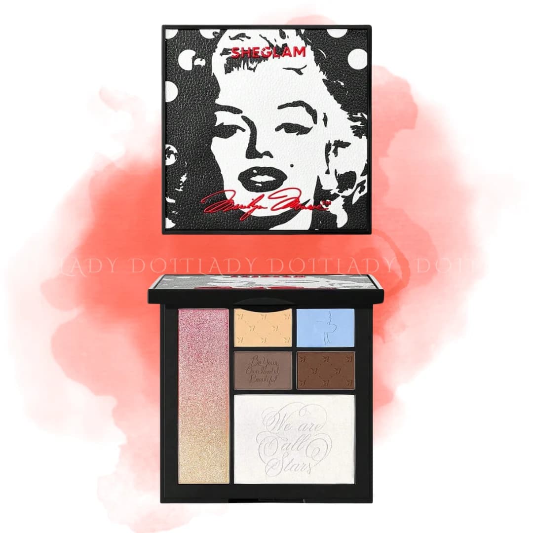 پک آرایشی مرلین مونرو شیگلم (monroe X sheglam collection set) — تصویر ۳