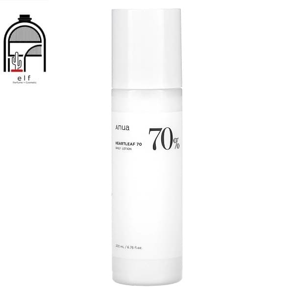 لوسیون آبرسان و تسکین دهنده آنوا 70 درصد ANUA HEARTLEAF 70 DAILY LOTION