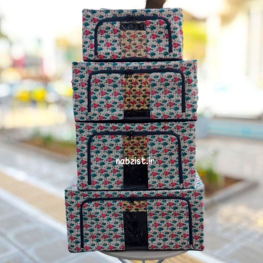 باکس لباس برزنتی اسکلت دار سایز 4 طرح کاکتوس فانتزی تاشو — تصویر ۸