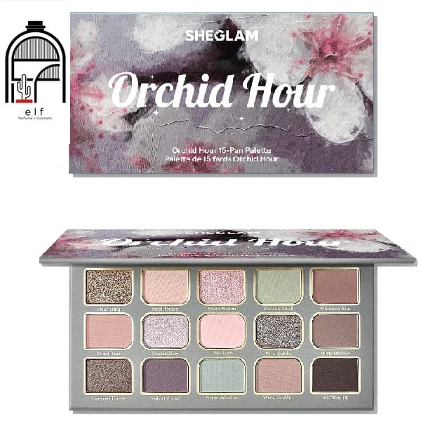 پالت سایه چشم SHEGLAM مدل Orchid Hour | پالت ۱۵ رنگ