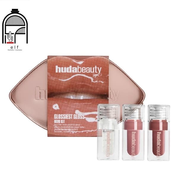 کیت مینی برق لب Huda Beauty مدل Glossiest Gloss Mini Kit