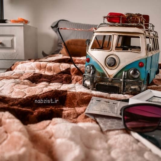 پتوی ژله ای مسافرتی ماندانا دونفره برند شادیلون چهار فصل — تصویر ۹