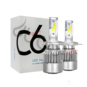 هدلایت خودرو C6 نقره ای — تصویر ۳