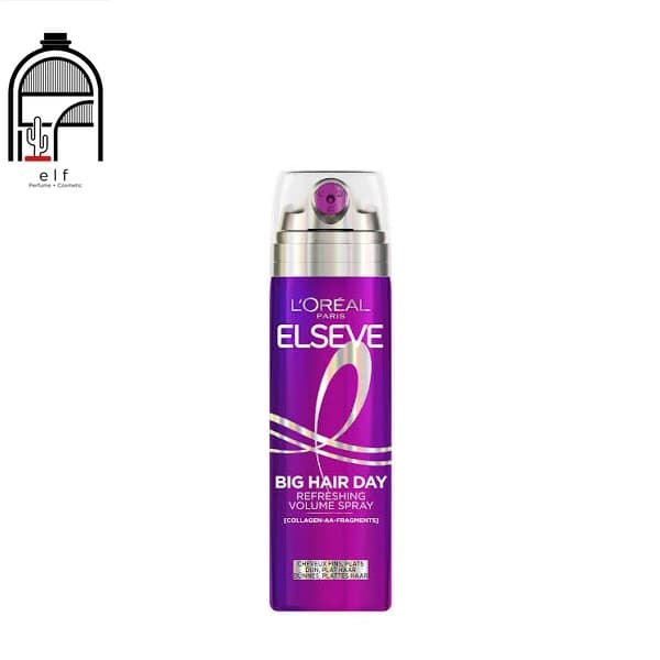 اسپری حجم‌دهنده و تازه‌کننده مو لورآل پاریس Elvive Collagen + Lifter Big Hair Day