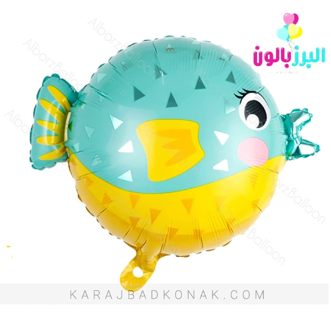 بادکنک فویلی ماهی تپل دریایی