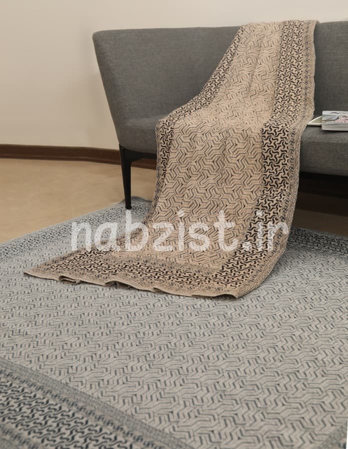روفرشی دورو سیمین یزد 6 متری مخمل ابریشم شانل — تصویر ۵
