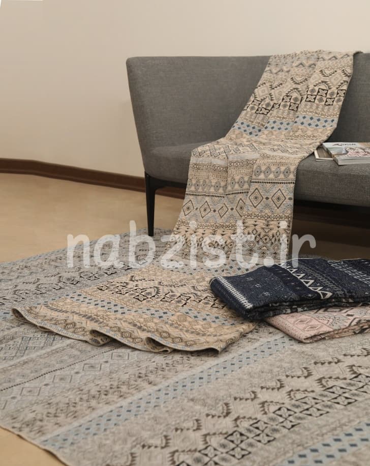 روفرشی دورو سیمین یزد 6 متری مخمل ابریشم شانل — تصویر ۶