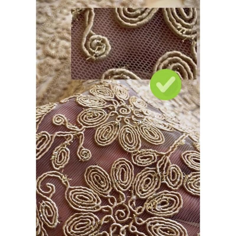 سرویس رومیزی 5 تکه دانتل مخمل طرح ترک مدل ورساچه — تصویر ۹